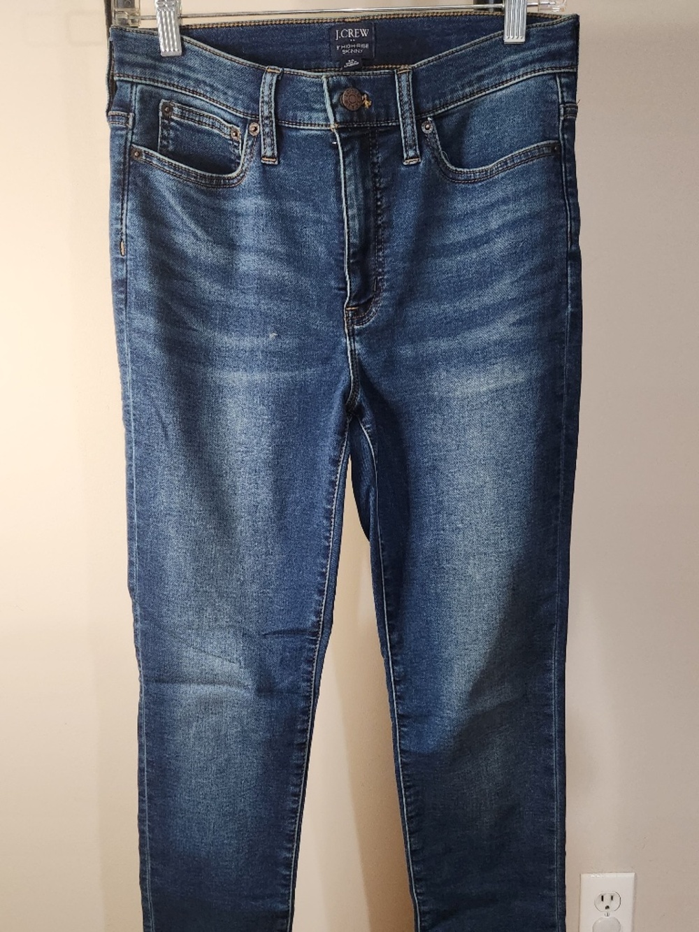 J.Crew 9” high-rise skinny jeans medium wash, Women’s 28